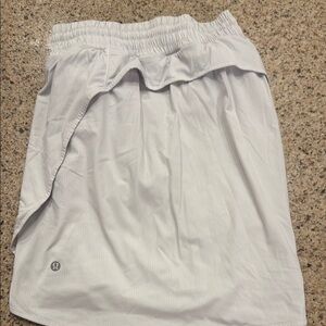 lululemon athletica light gray Midi Skort